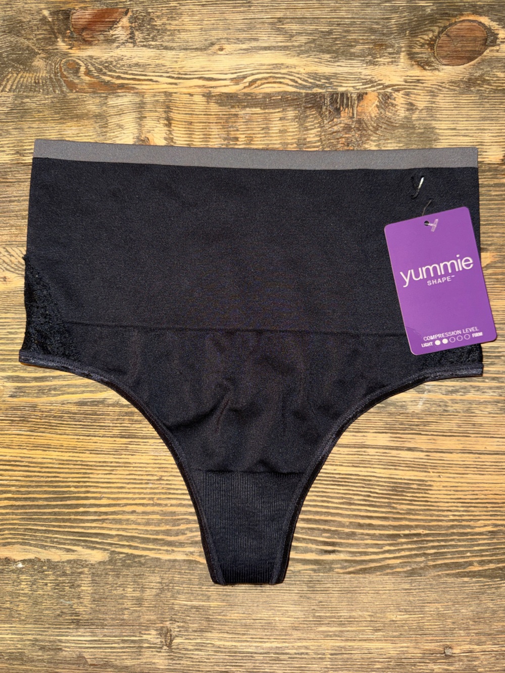 YUMMIE Women’s Shape Wear High Waisted Thong Size M/L